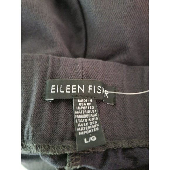 Eileen Fisher Gray Pullon Cropped Pants Size Large - Picture 4 of 5